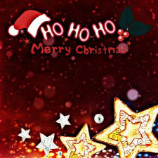 carte Ho, Ho, Ho... Merry Christmas