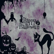 Jolie carte Happy Halloween