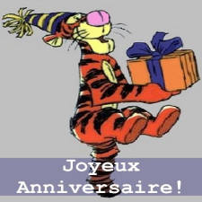 Carte anniversaire le Tigre