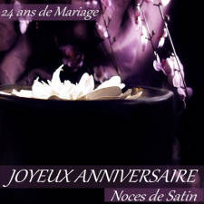 24 ans noces de satin