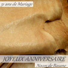 31 ans noces de basane