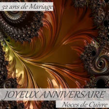 32 ans noces de cuivre