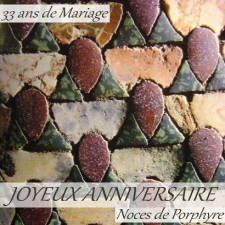 33 ans noces de porphyre