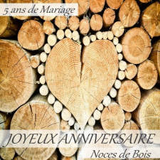 5 ans noces bois