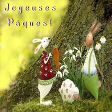 Joyeuses Pâques mon lapin