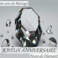 60 ans noces de diamant