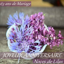 63 ans noces de lilas