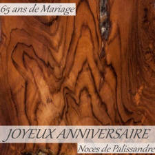 65 ans noces de palissandre