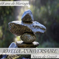 68 ans noces de granit