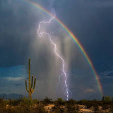 paysage arc-en-ciel