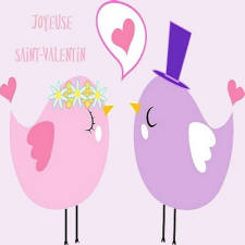 Bisous de Saint-Valentin mon amour