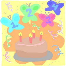 carte anniversaire age 4 ans