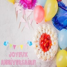 Carte Joyeux anniversaire pour femme