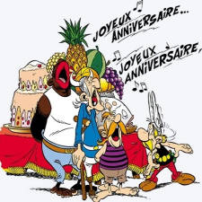 carte anniversaire asterix