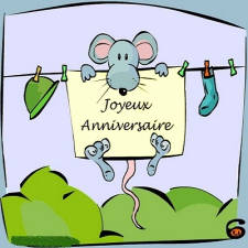 bonne anniversaire souris