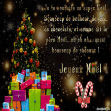 Jolie carte virtuelle noel