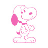 Carte de souhait virtuelle Snoopy